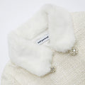 Cream Boucle Coat