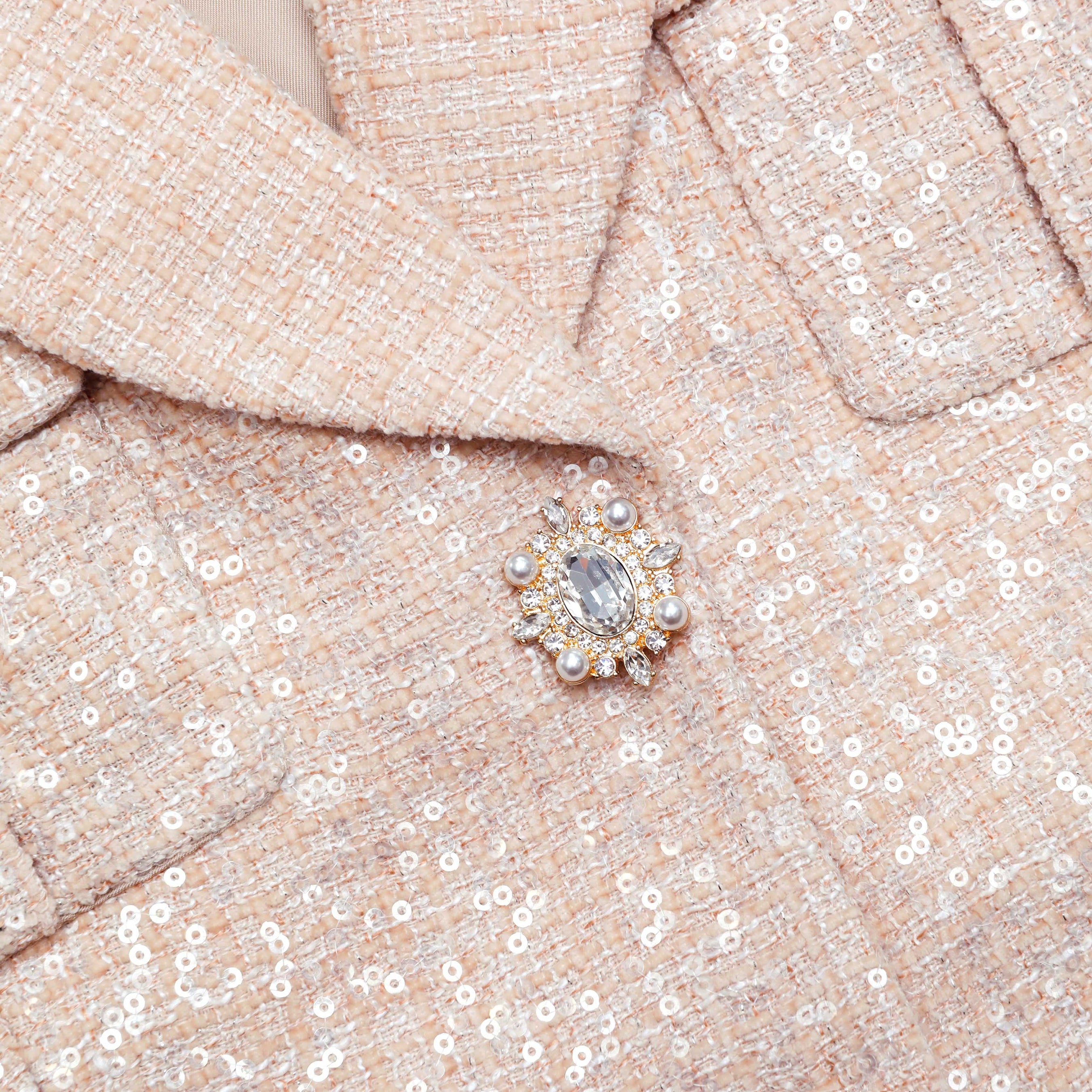 Sequin Boucle Jacket