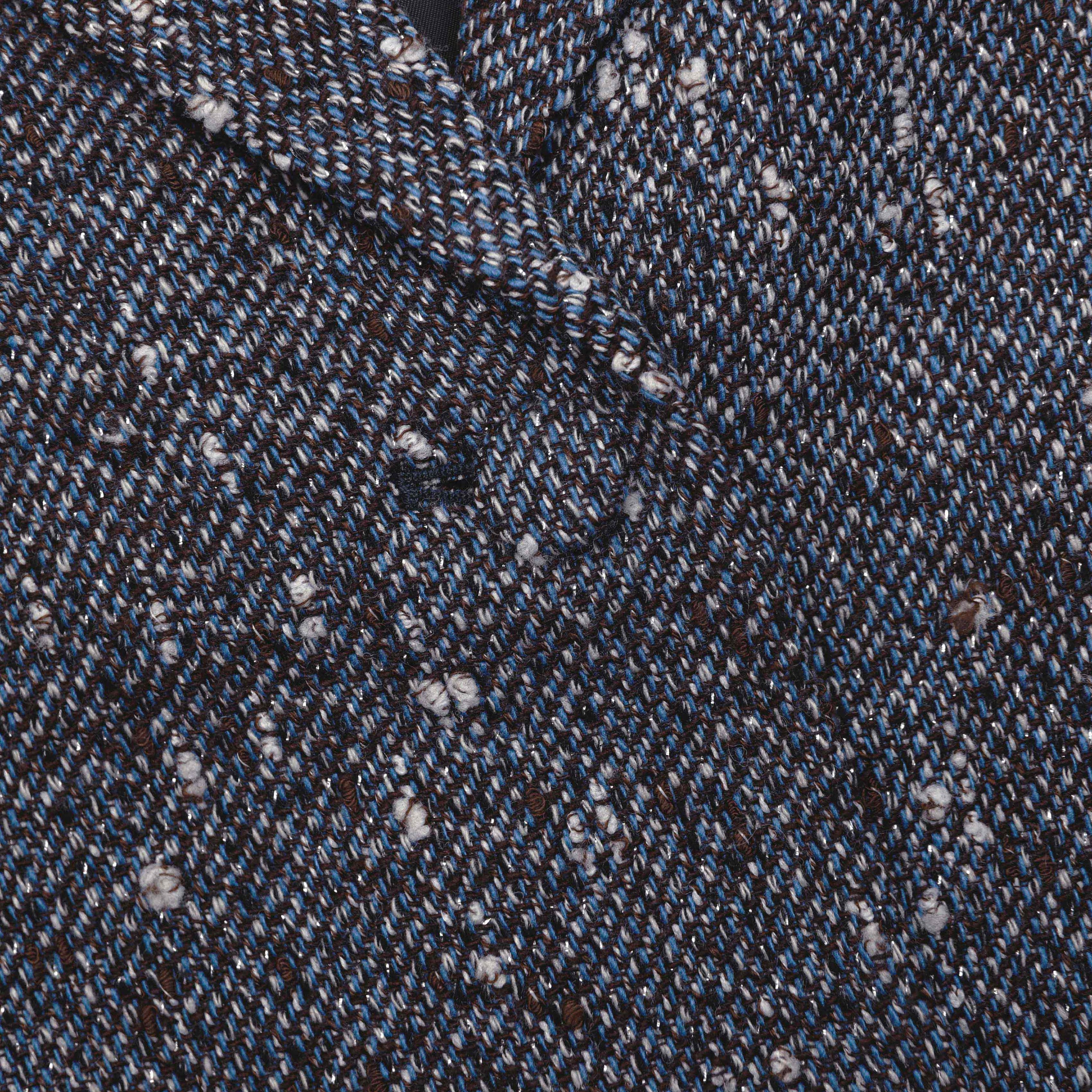 Blue Boucle Blazer