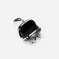 Black Pearl Top Handle Clutch Bag