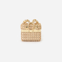 Gold Crystal Vanity Case