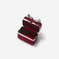 Burgundy Crystal Vanity Case