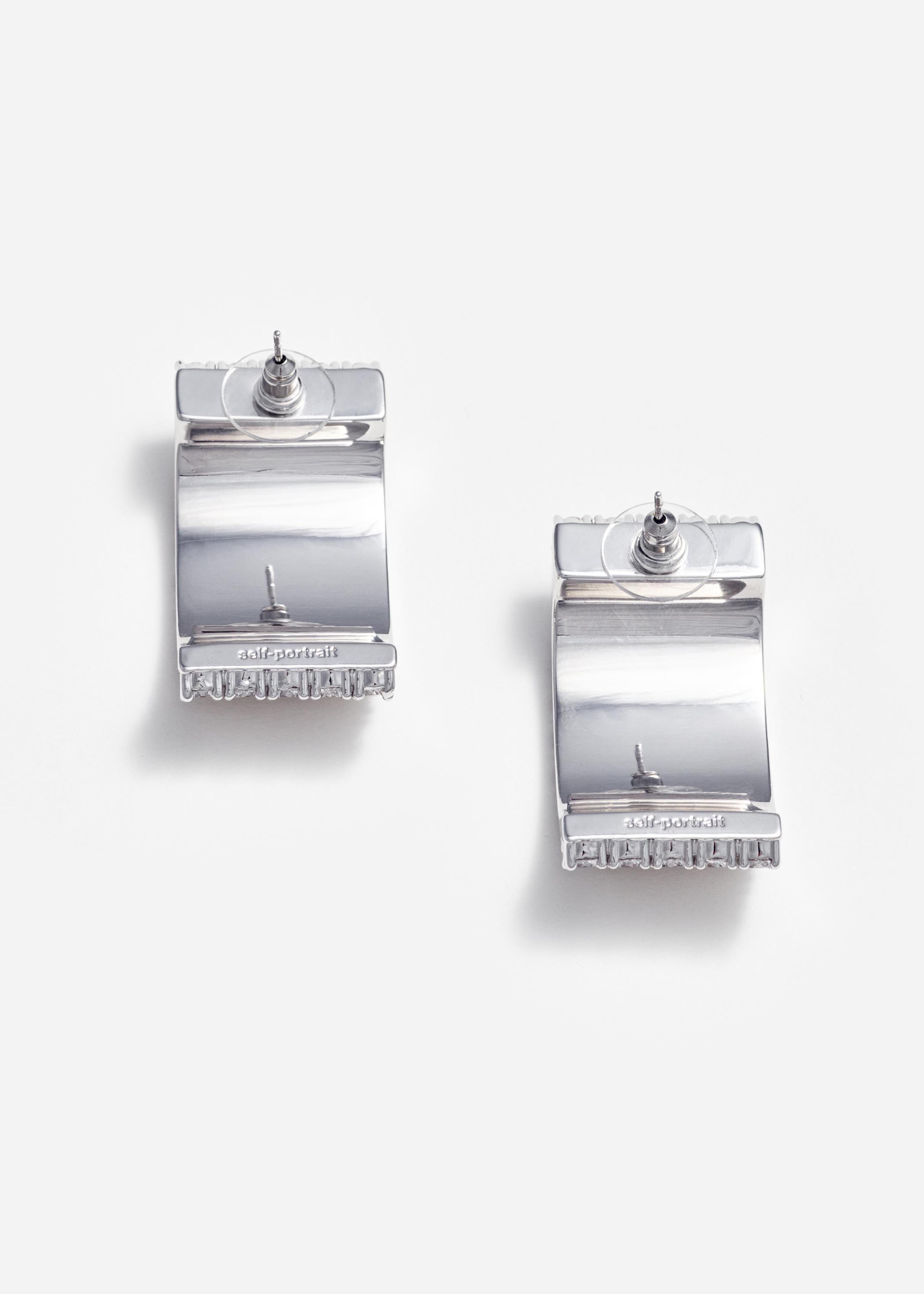 Crystal Chainmail Earrings