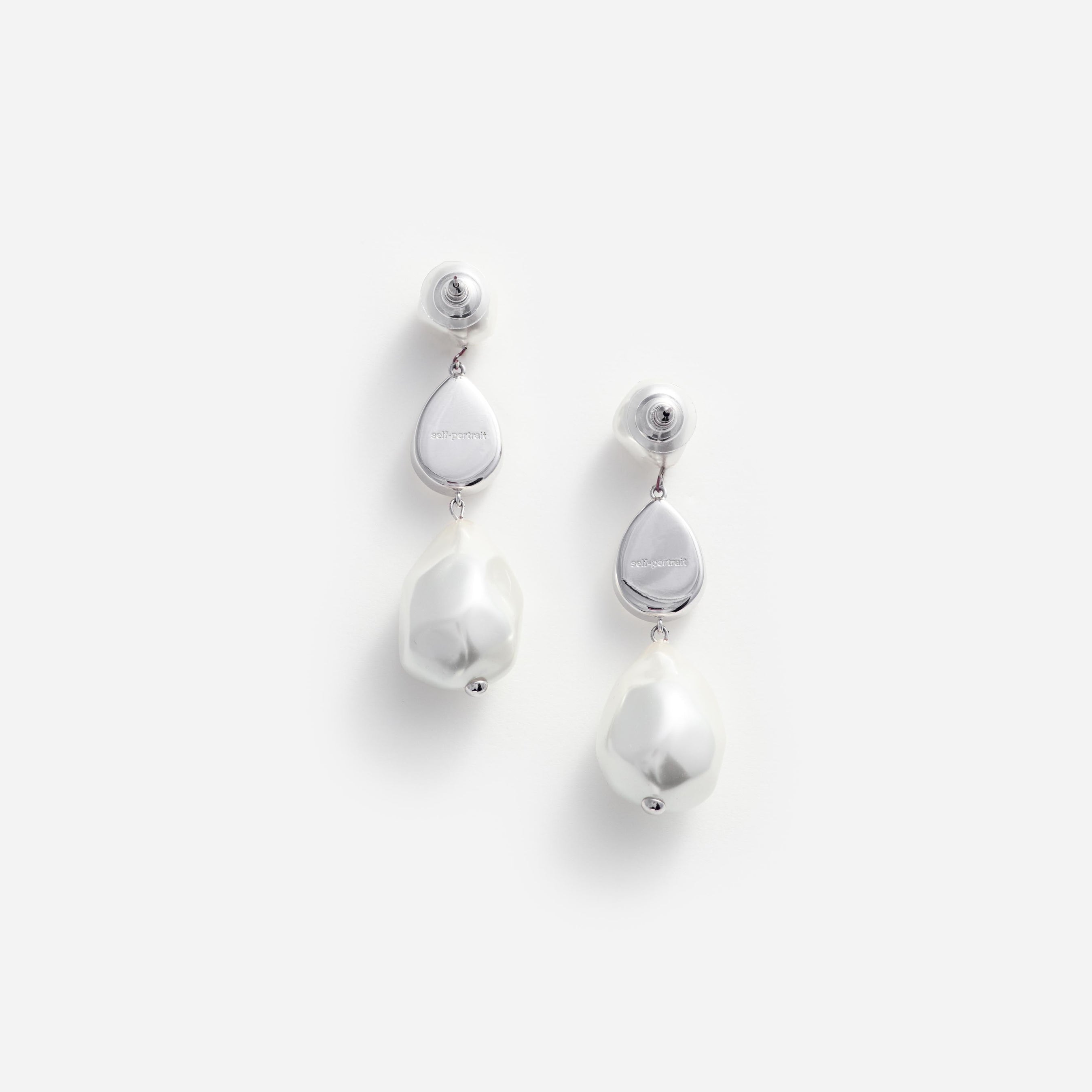 Pearl Crystal Droplet Earrings