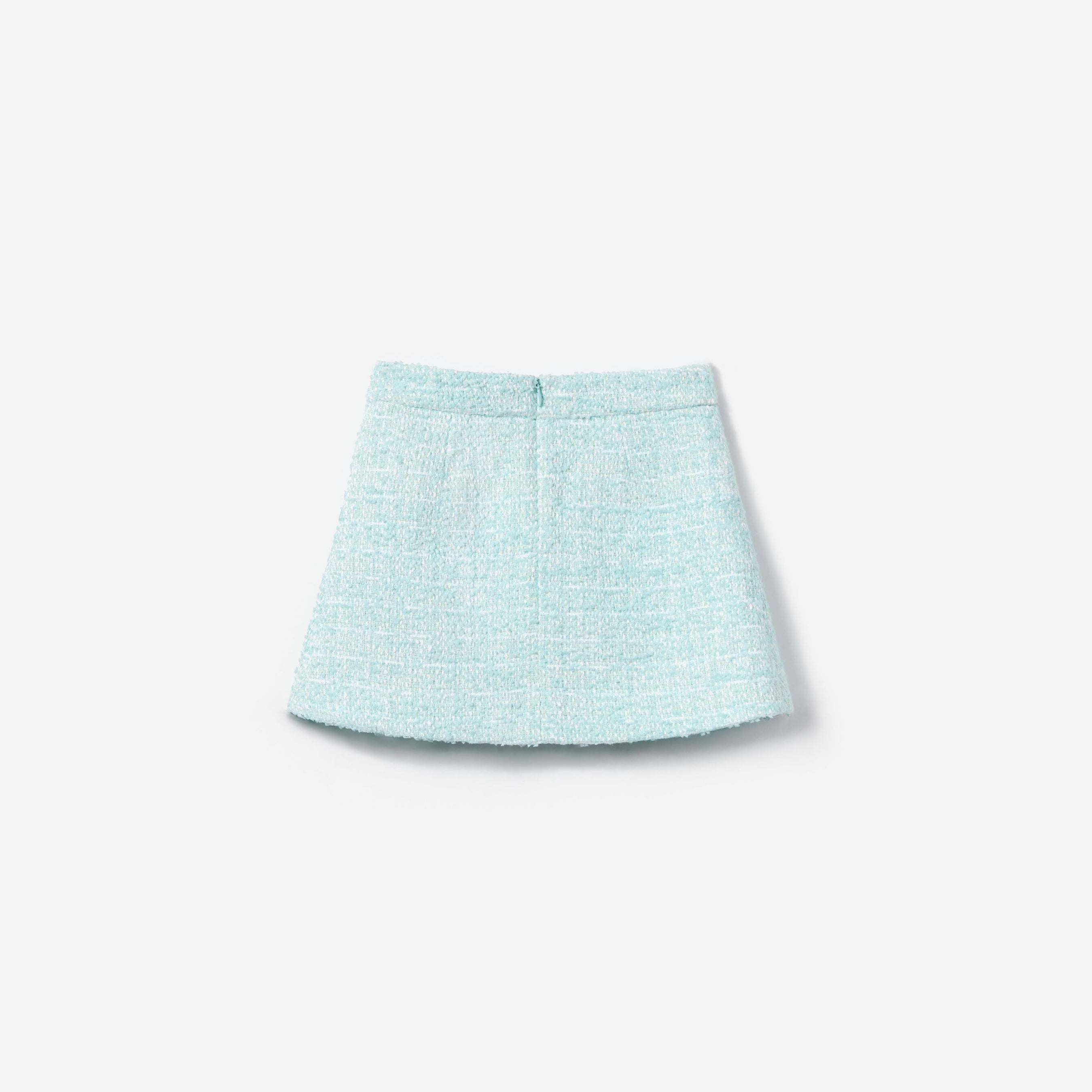 Blue Boucle Skirt