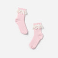 Lace Trim Bow Socks