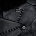 Black Belted Leather Jacket