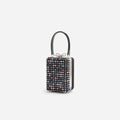 Multi Crystal Chainmail Micro Bag