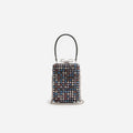 Multi Crystal Chainmail Micro Bag