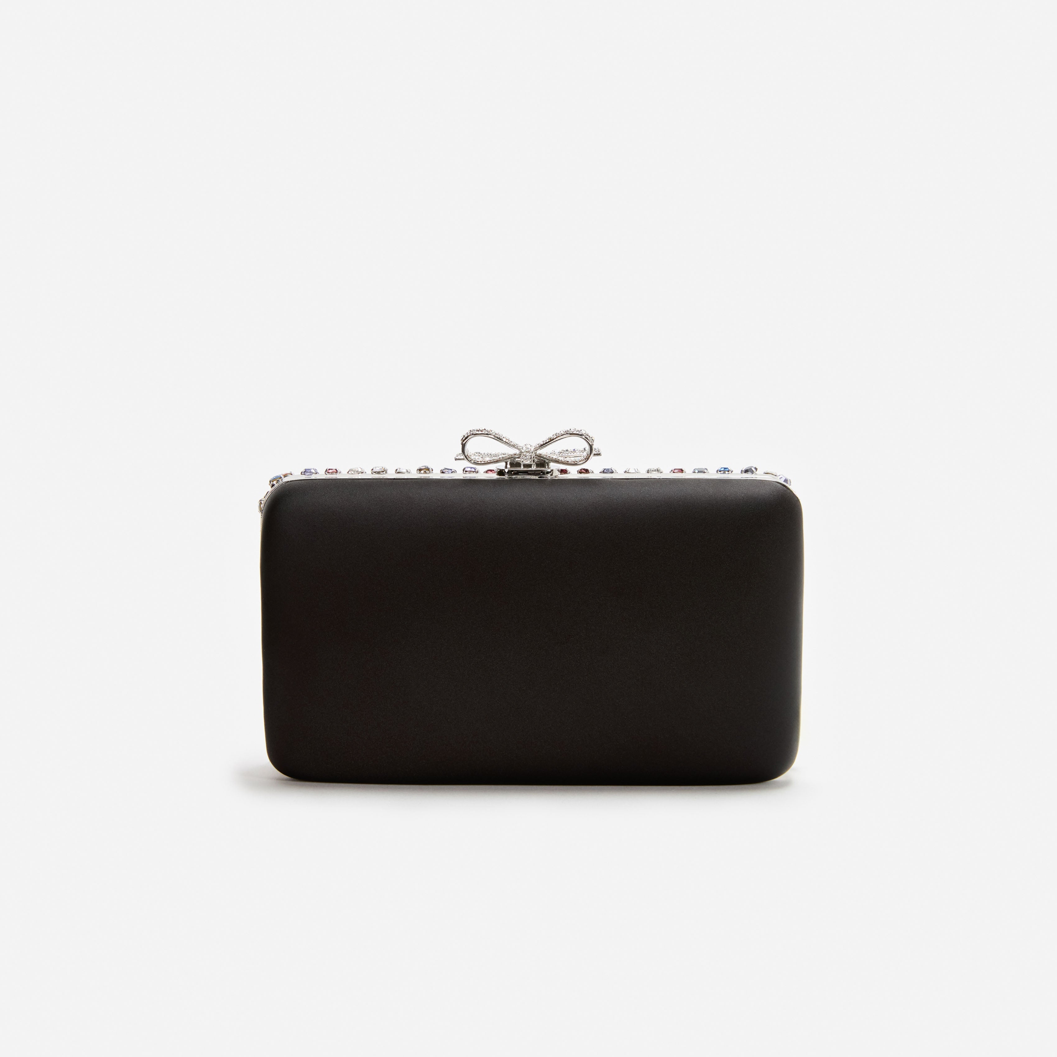 Multi Crystal Chainmail Clutch