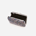 Multi Crystal Chainmail Clutch