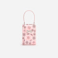 Pink Satin Floral Crystal Mini Bag