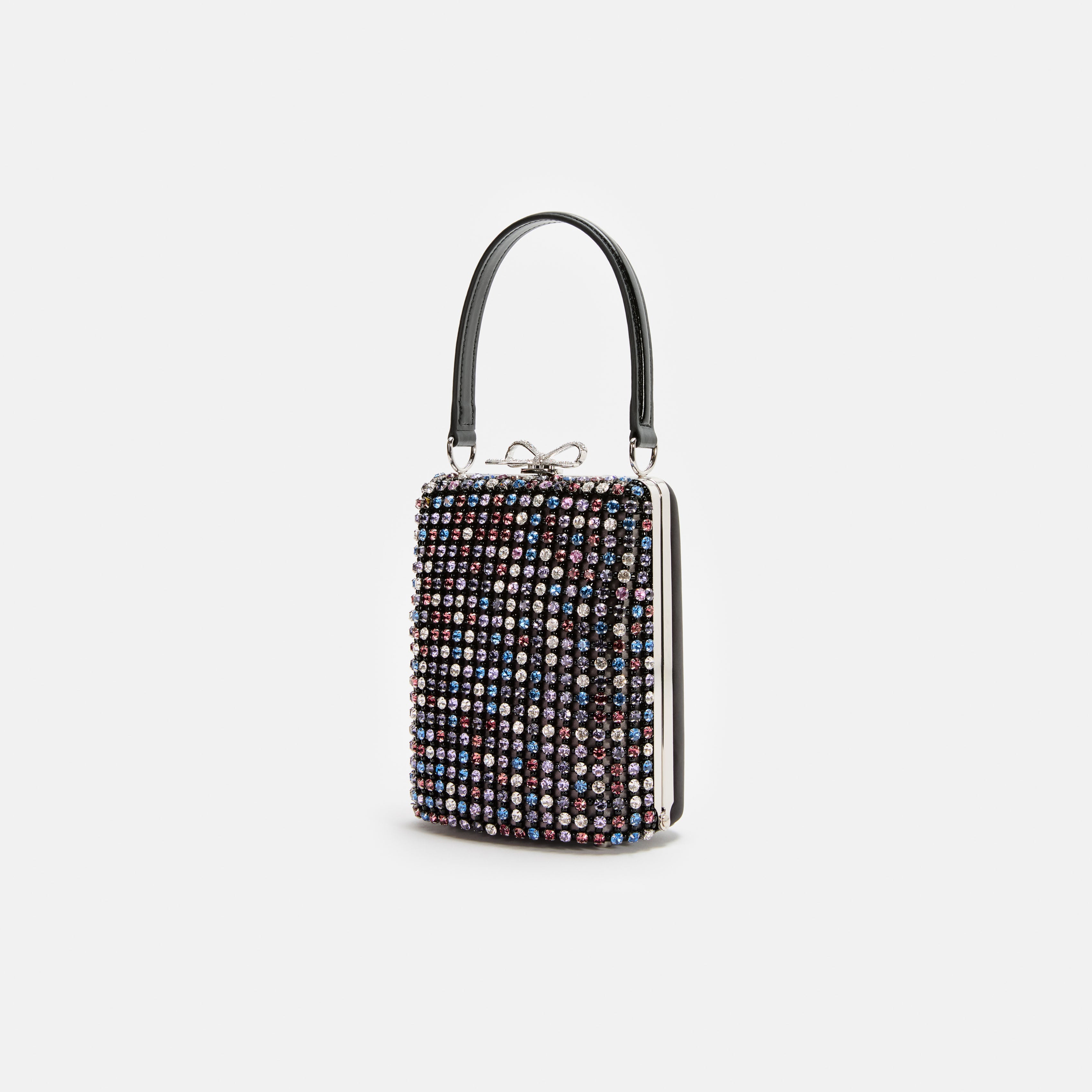 Navy Crystal Mirco Bag – self-portrait-EU