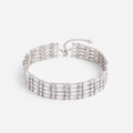 Silver Crystal Choker