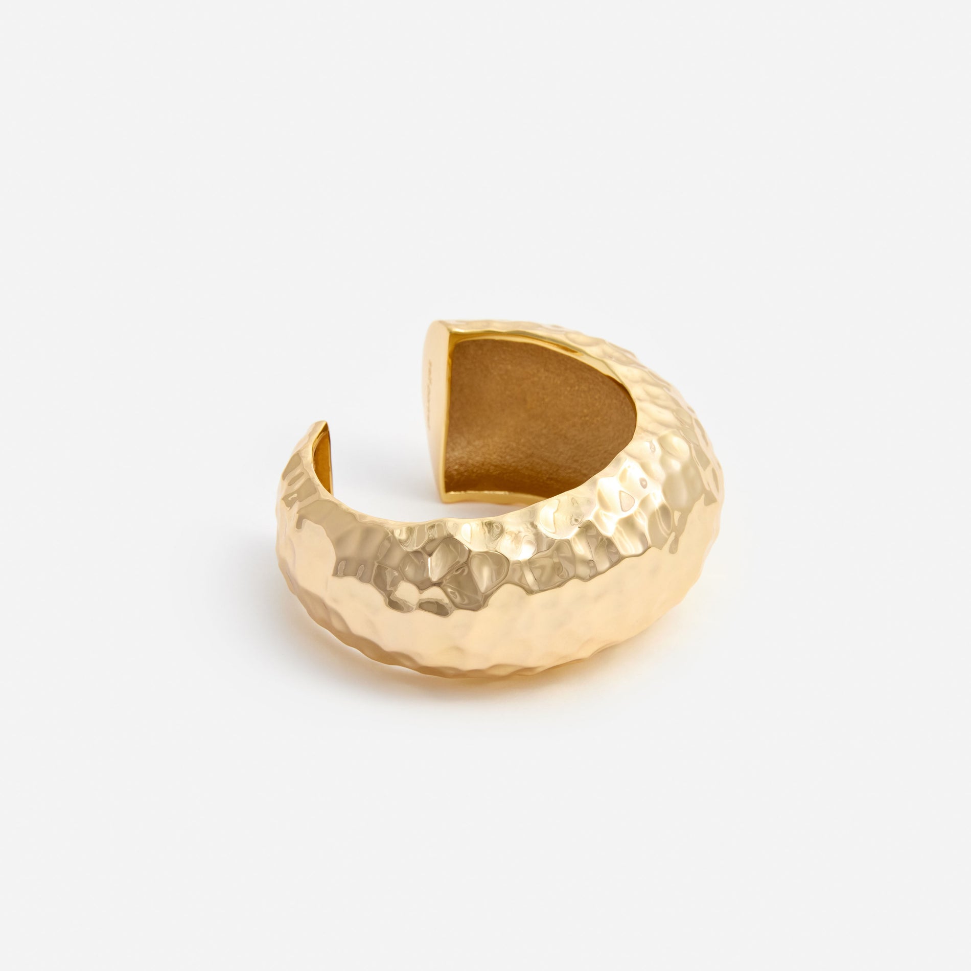 Hammered Gold Cuff