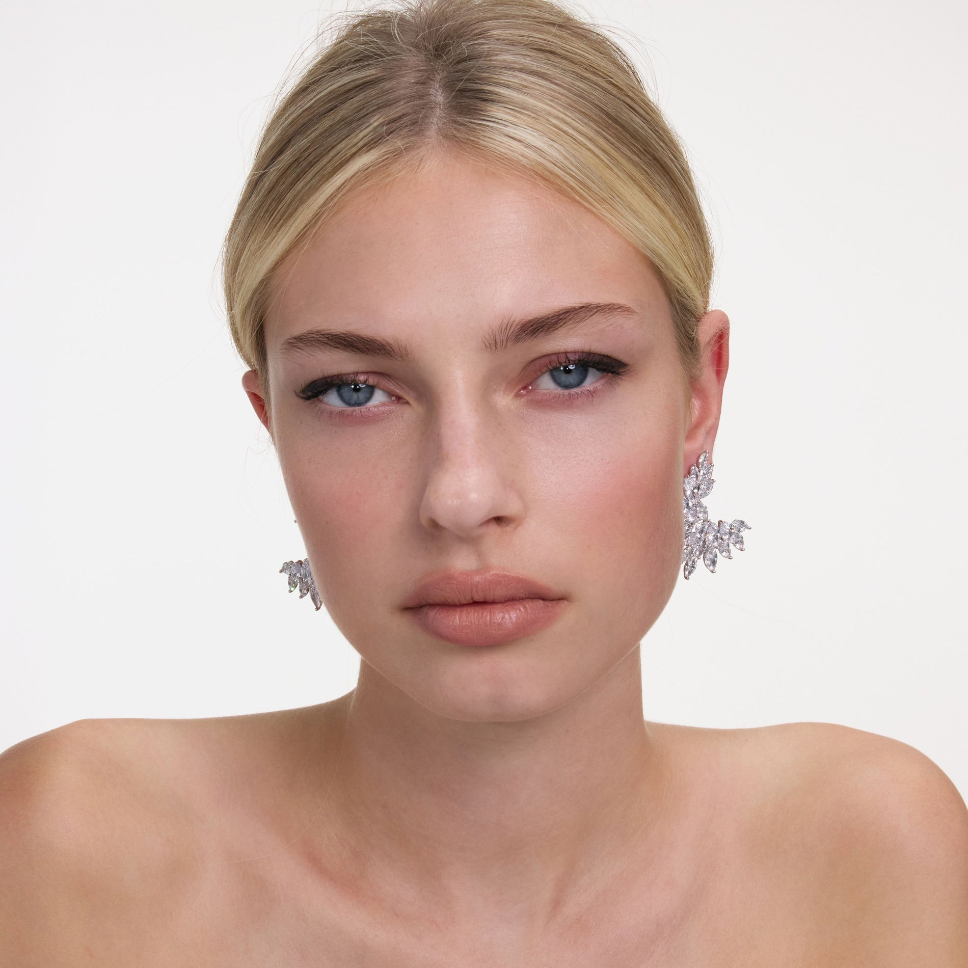 Crystal Cuff Earrings