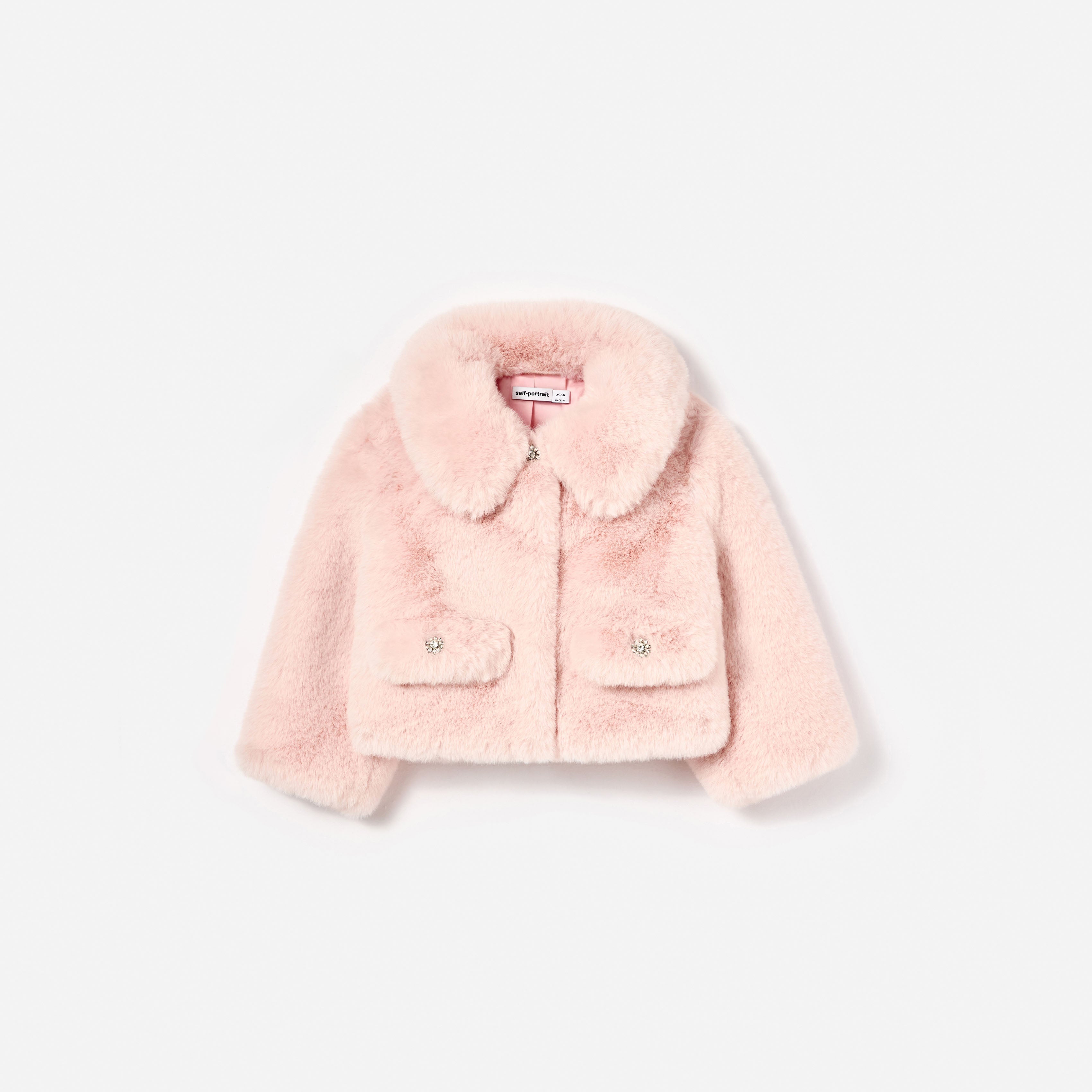 Pink Faux Fur Jacket