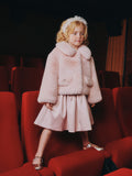 Pink Faux Fur Jacket