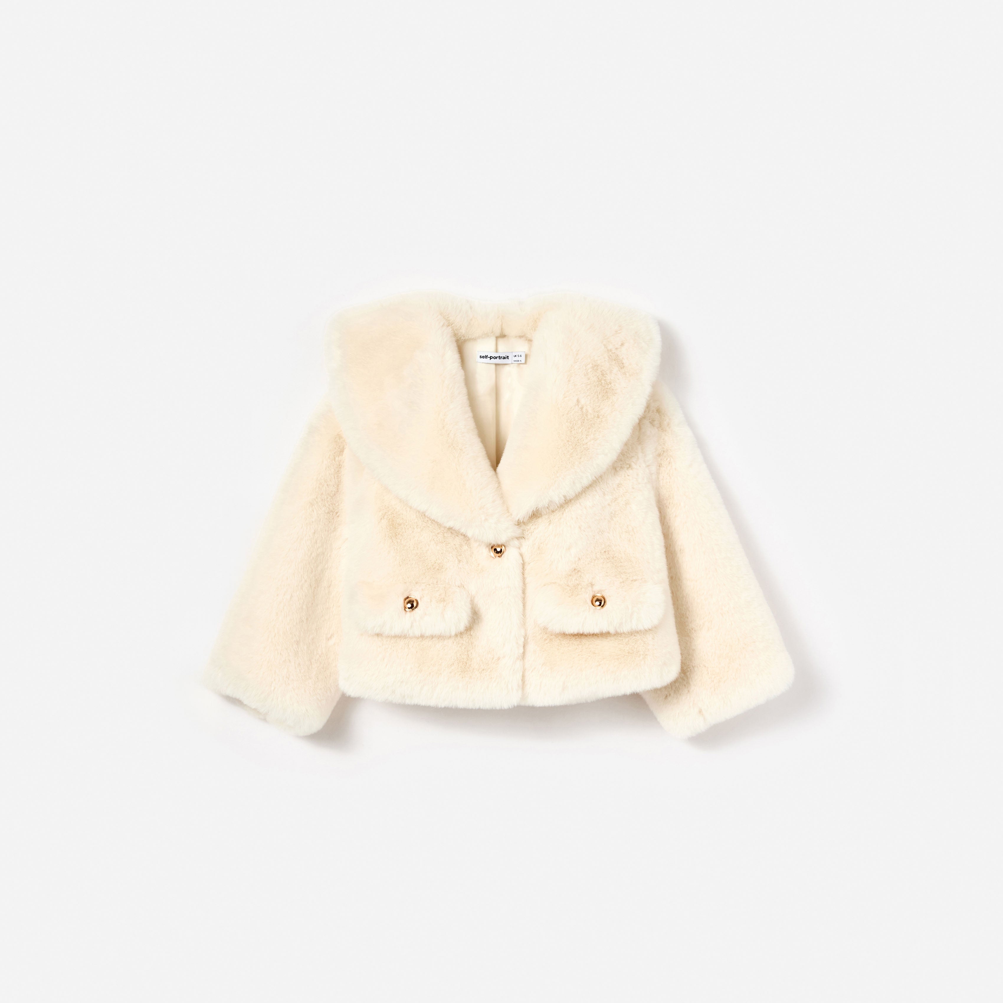 Cream Faux Fur Jacket