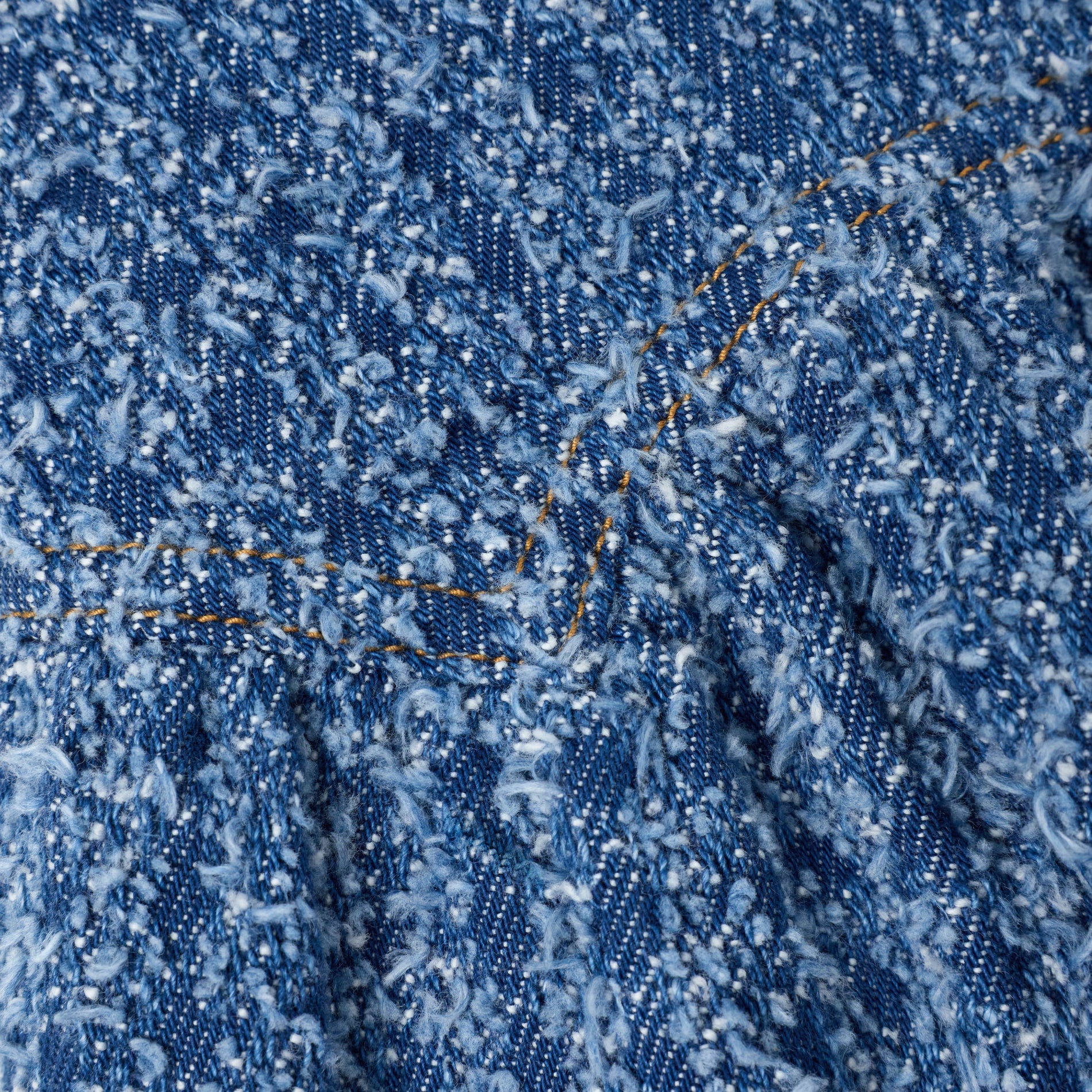 Textured Denim Skirt