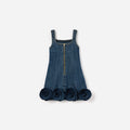 Denim Flower Dress