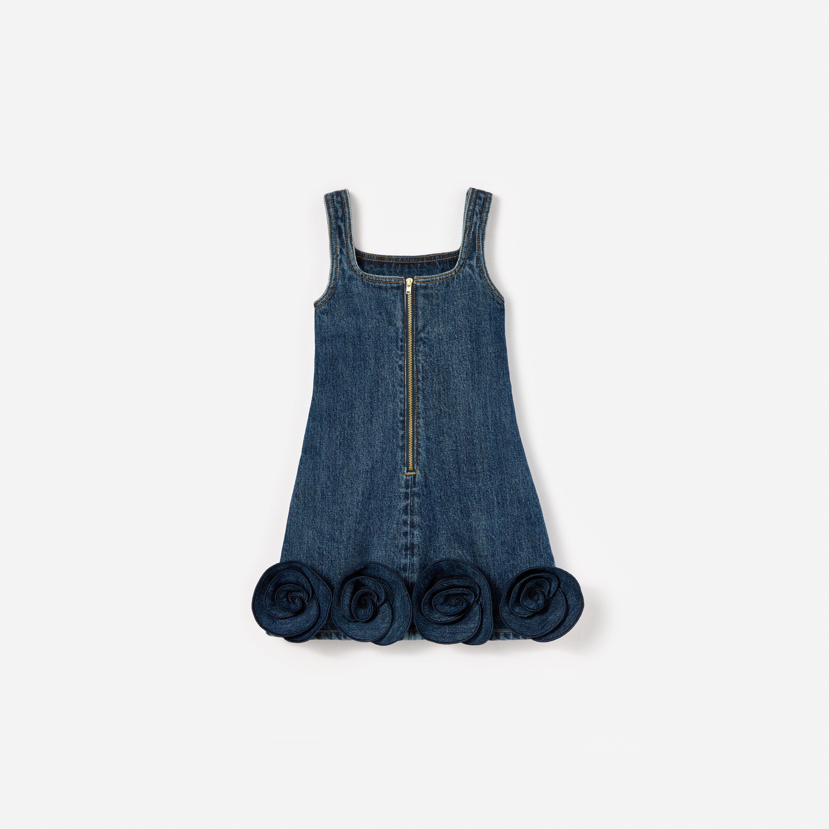 Denim Flower Dress