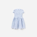 Blue 3D Flower Lace Dress