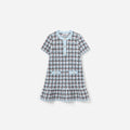 Textured Stripe Knit Dress