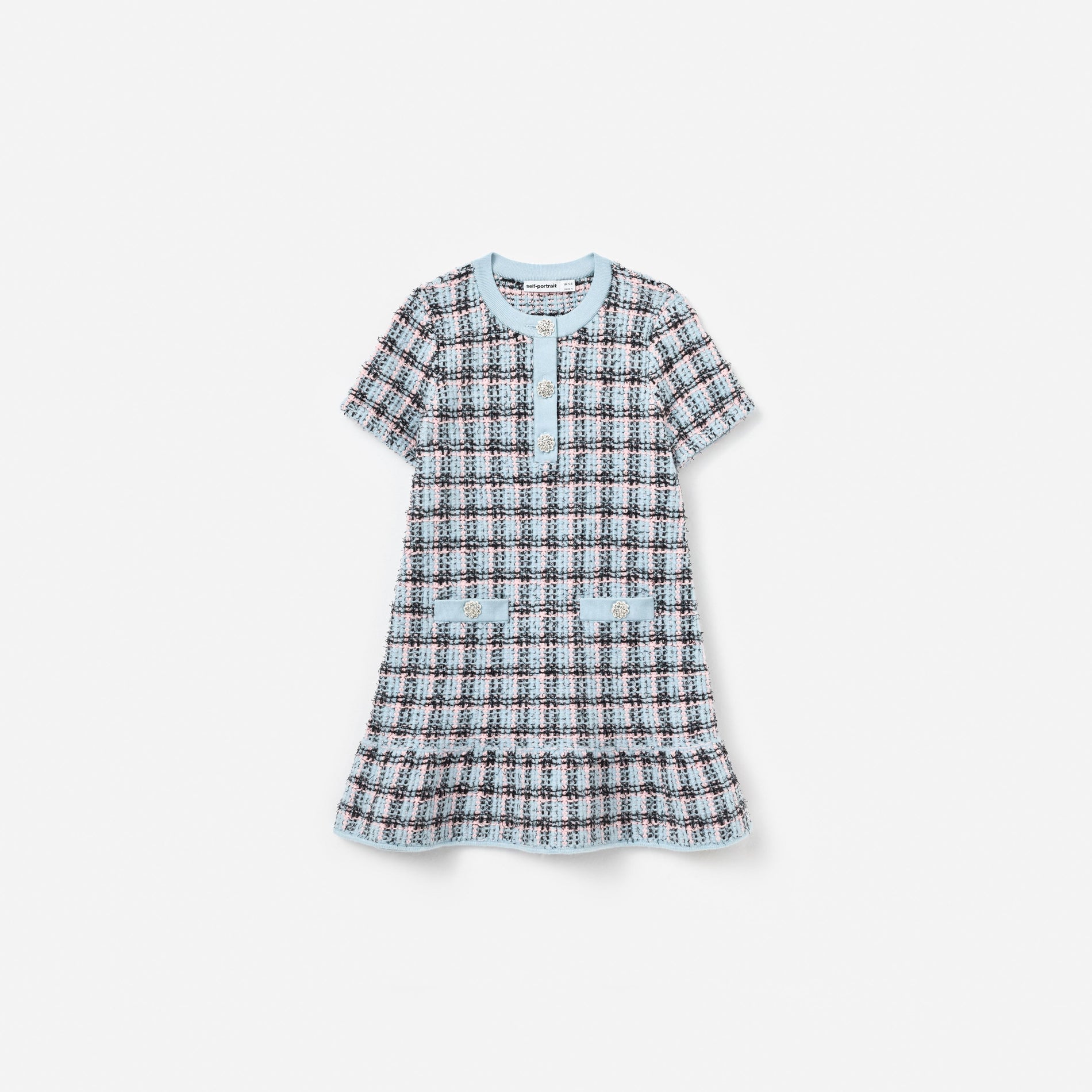 Textured Stripe Knit Dress