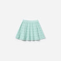 Mint Heart Knit Skirt