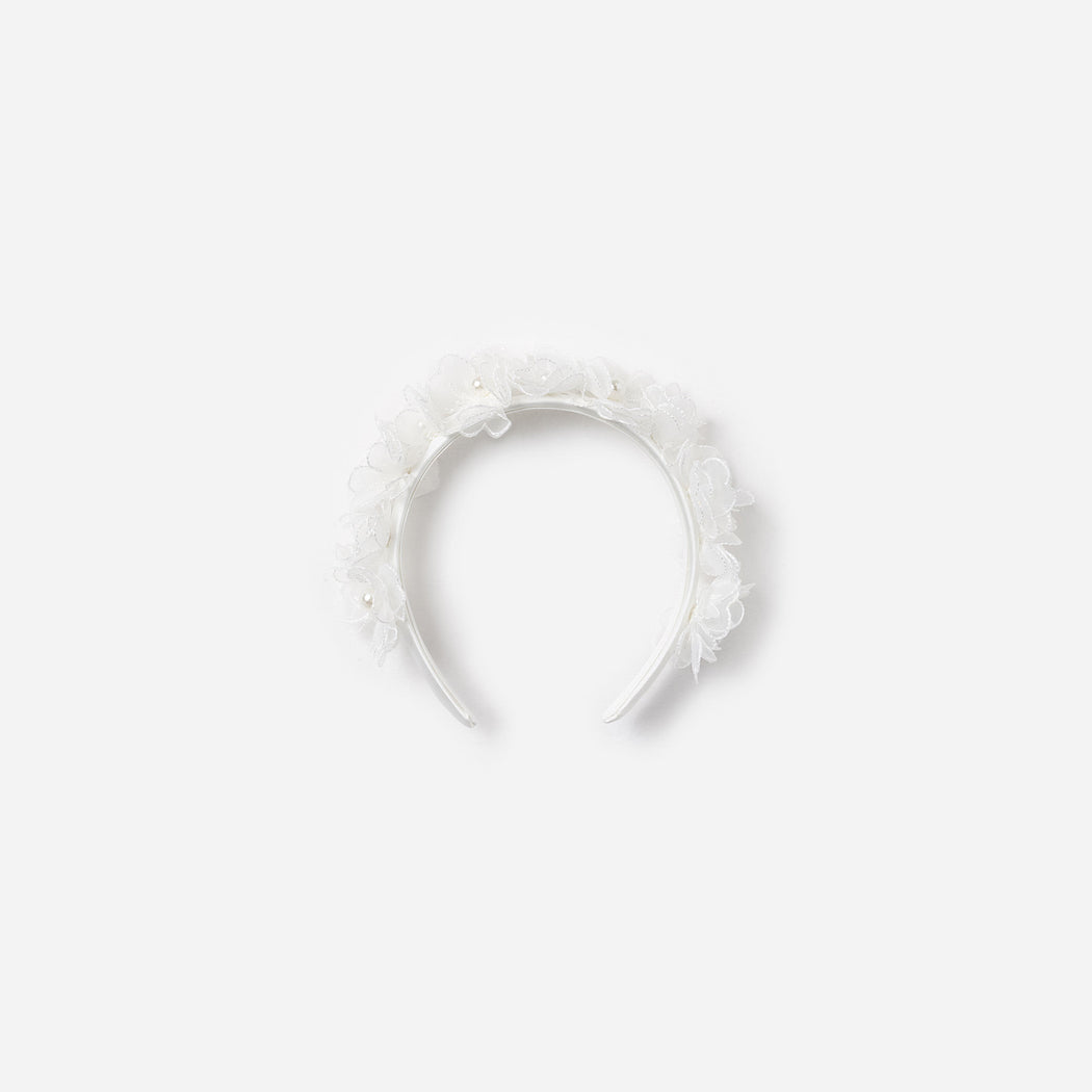 White Flower Headband