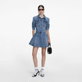 Denim Mini Shirt Dress