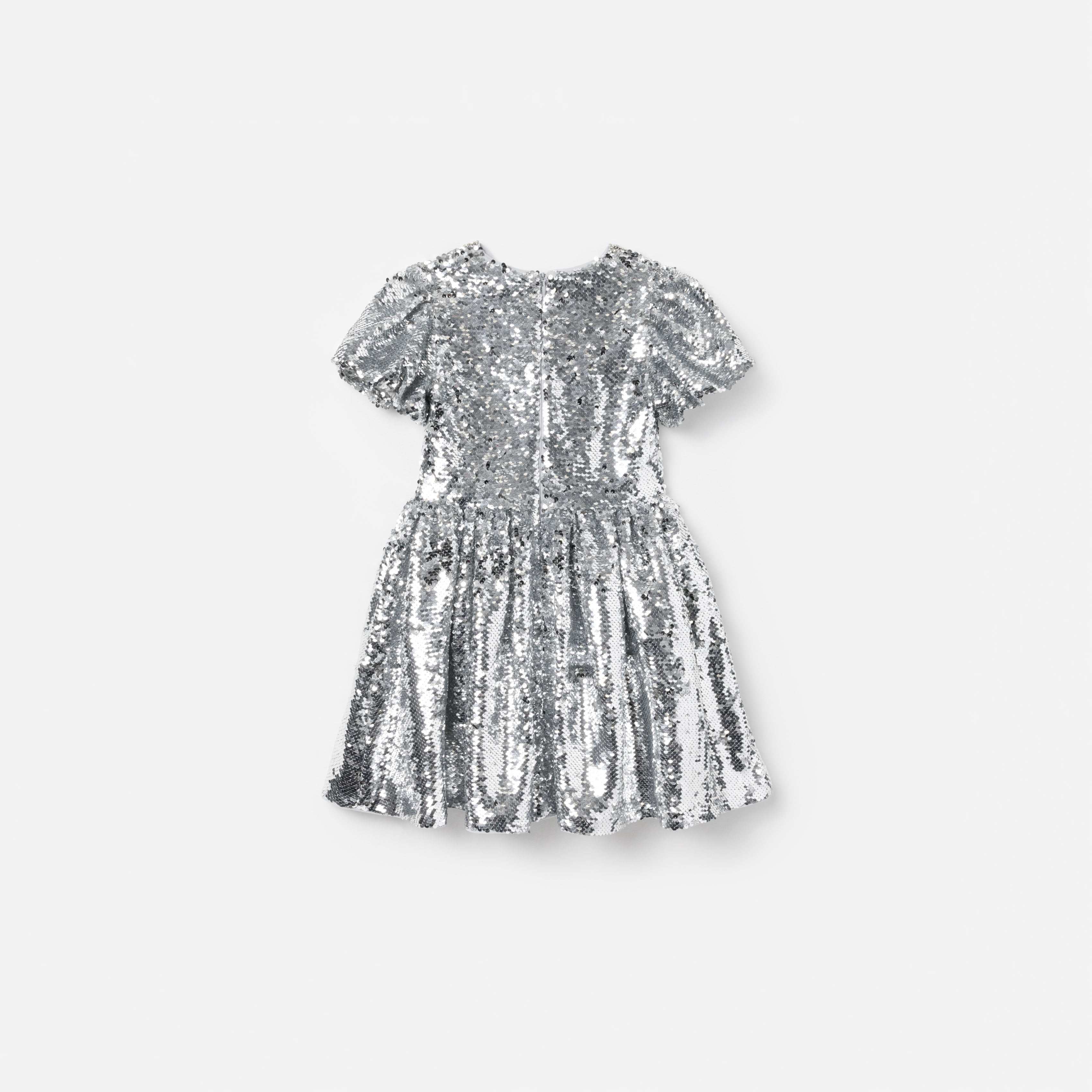 Silver Sequin Dress