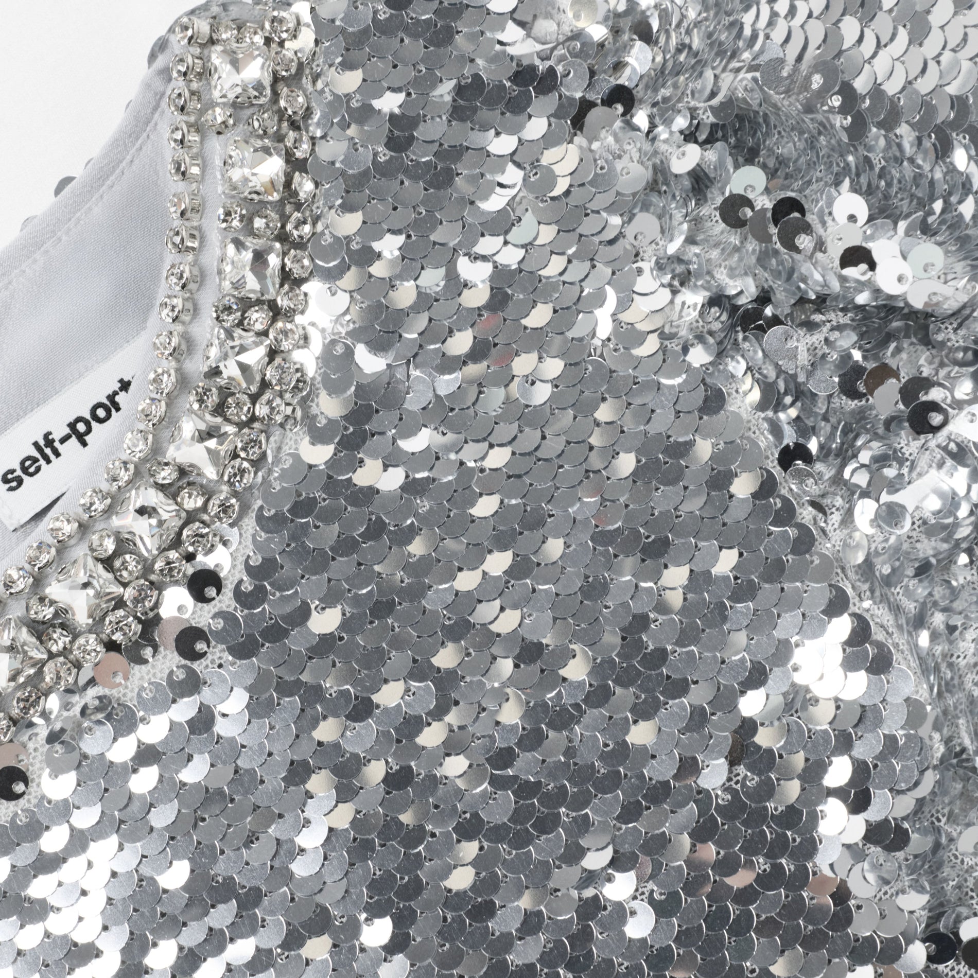 Silver Sequin Dress