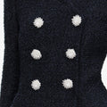 Navy Boucle Jacket