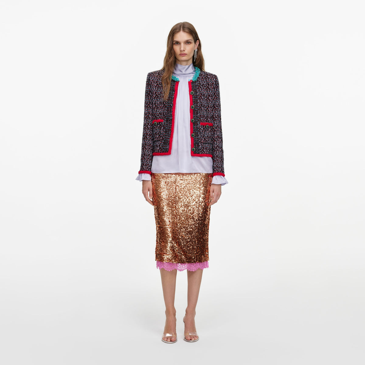 Multi Textured Knit Cardigan