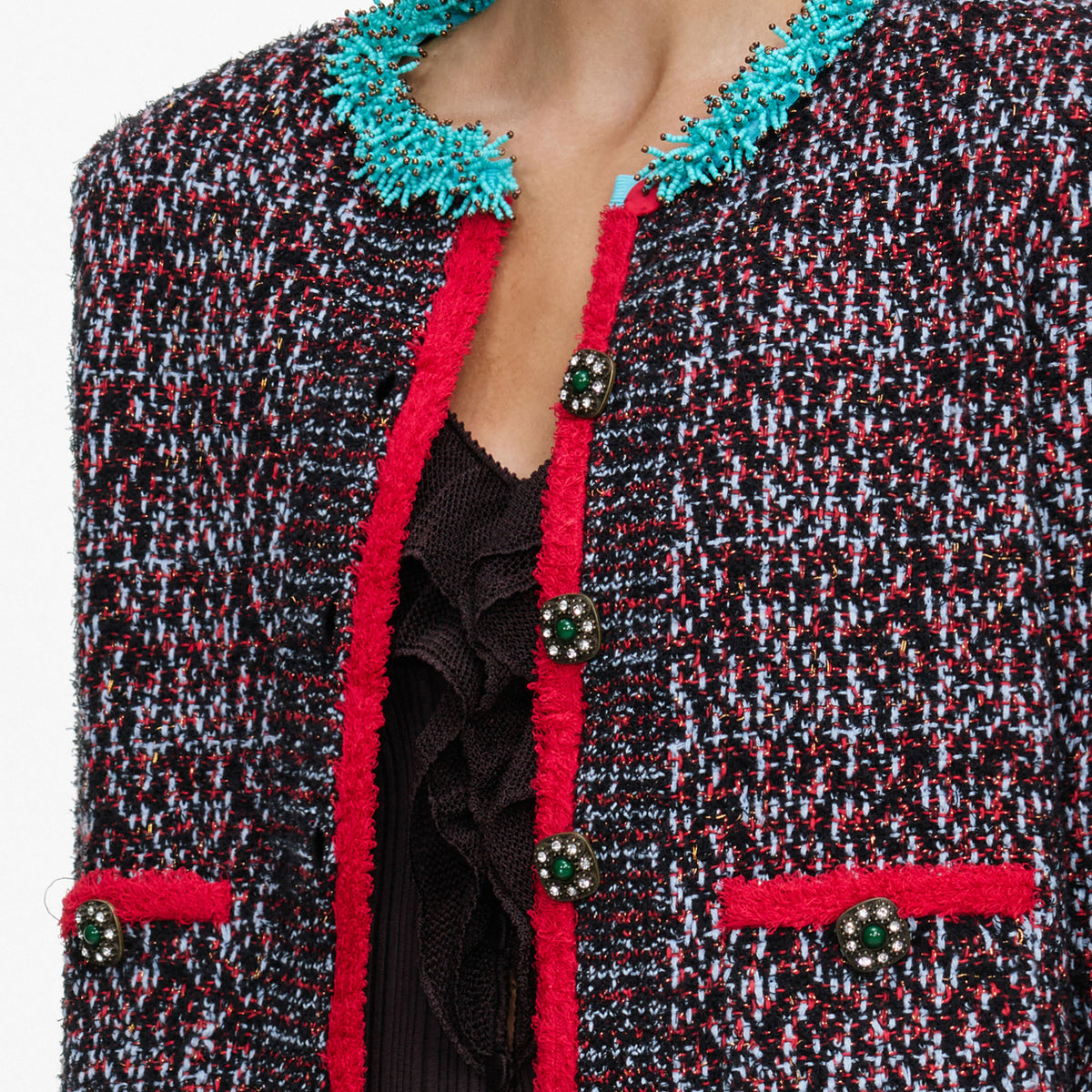 Multi Textured Knit Cardigan
