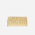 Gold Floral Engraved Bag