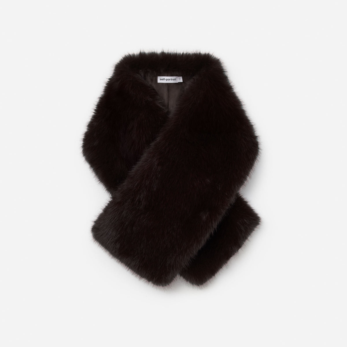 Brown Faux Fur Scarf