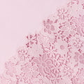 Pink Taffeta Lace Hem Dress