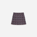 Multi Textured Knit Skirt