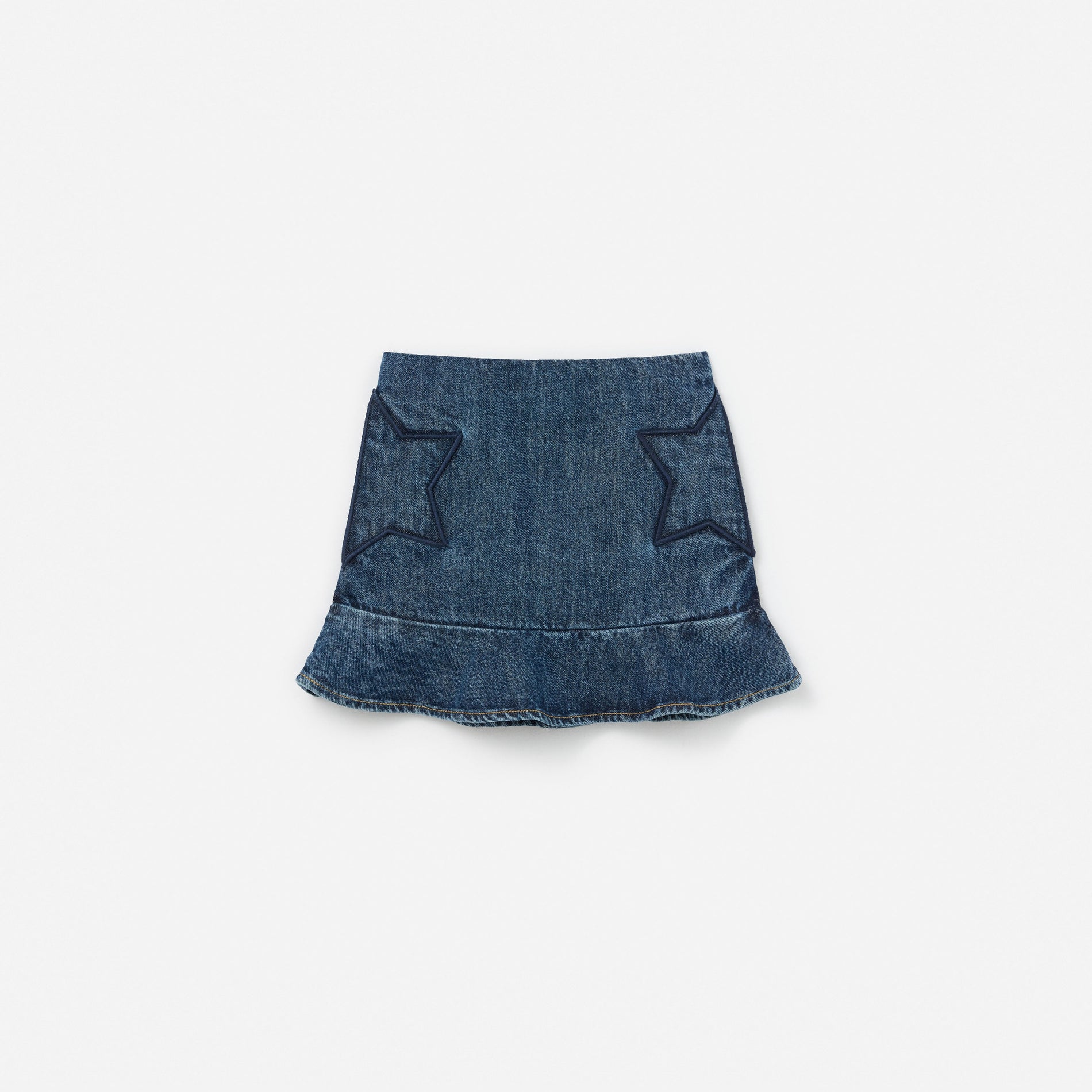 Star Denim Skirt
