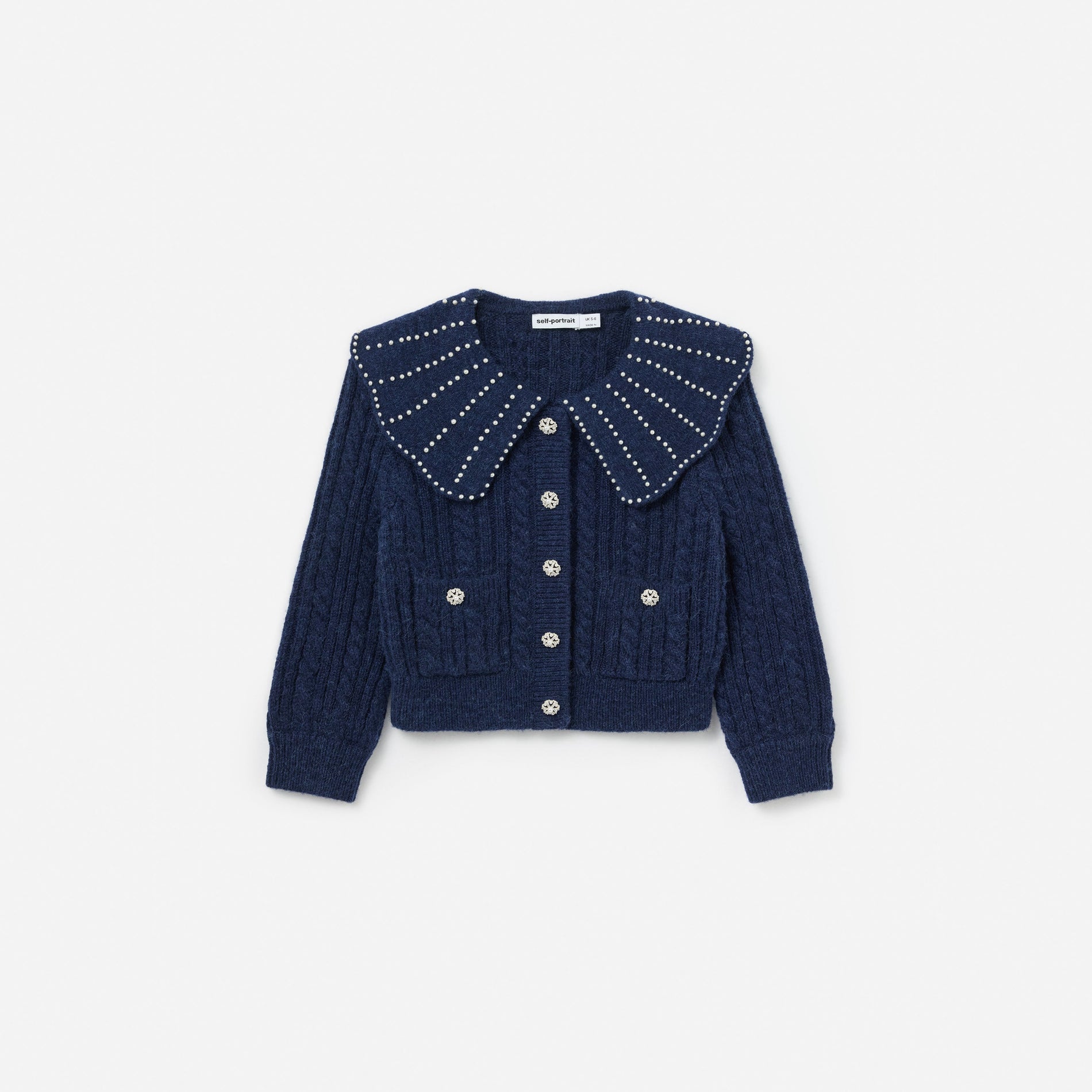 Navy Alpaca Cardigan