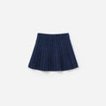 Navy Alpaca Knit Skirt