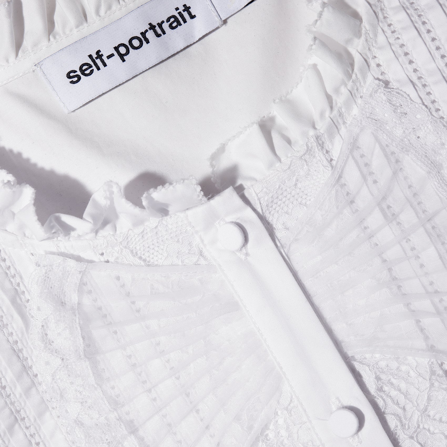 White Cotton Poplin Top