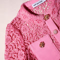 Pink Rose Lace Top