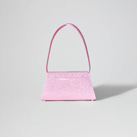 Pink Rhinestone Bow Mini Shoulder Bag