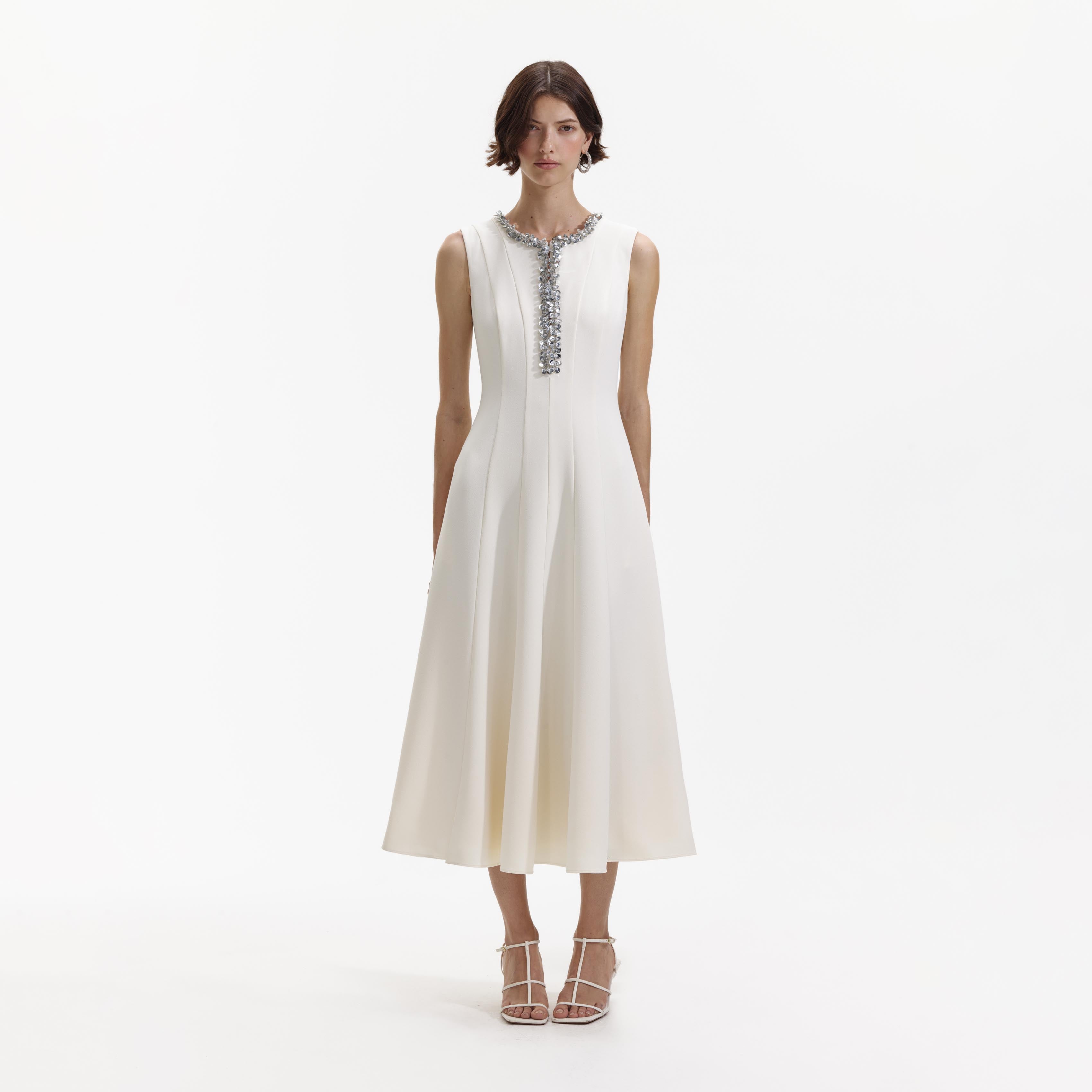 Winter Sale Midi Dresses Up to 65 Off self portrait EU