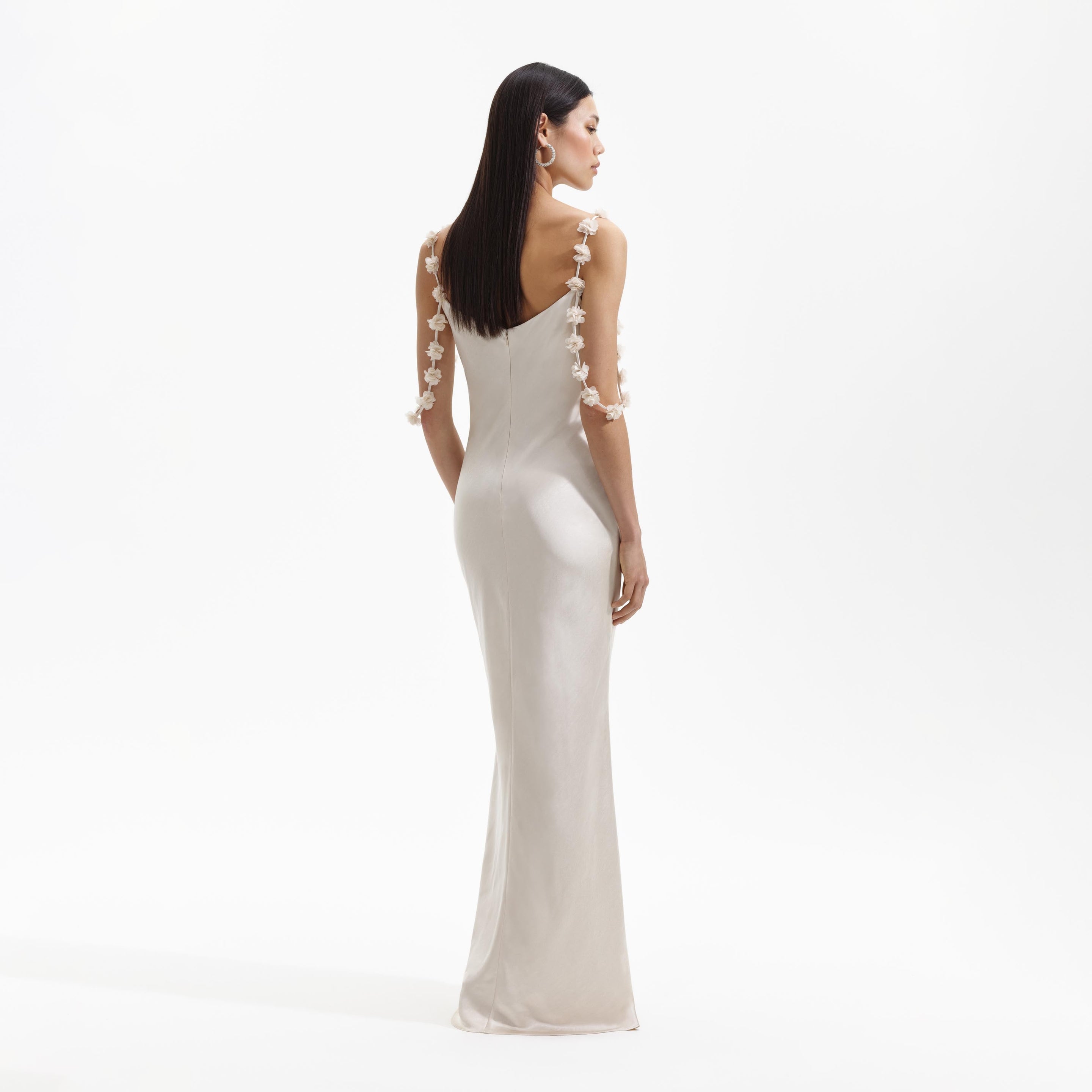 SATIN MAXI DRESS main image 1