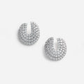 Crystal Curved Earrings